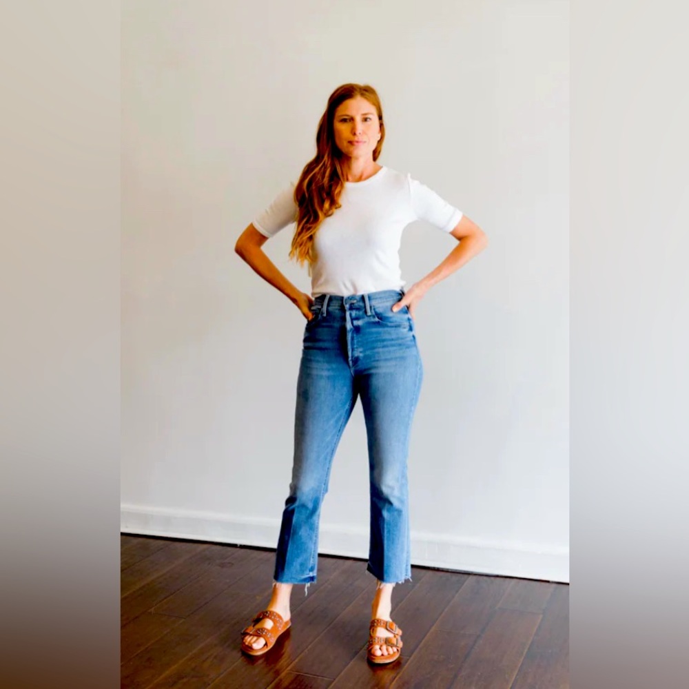 Mother Jeans The Tripper Ankle Fray We the animals